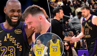 Lakers playing quicker with LeBron James and Luka Doncic