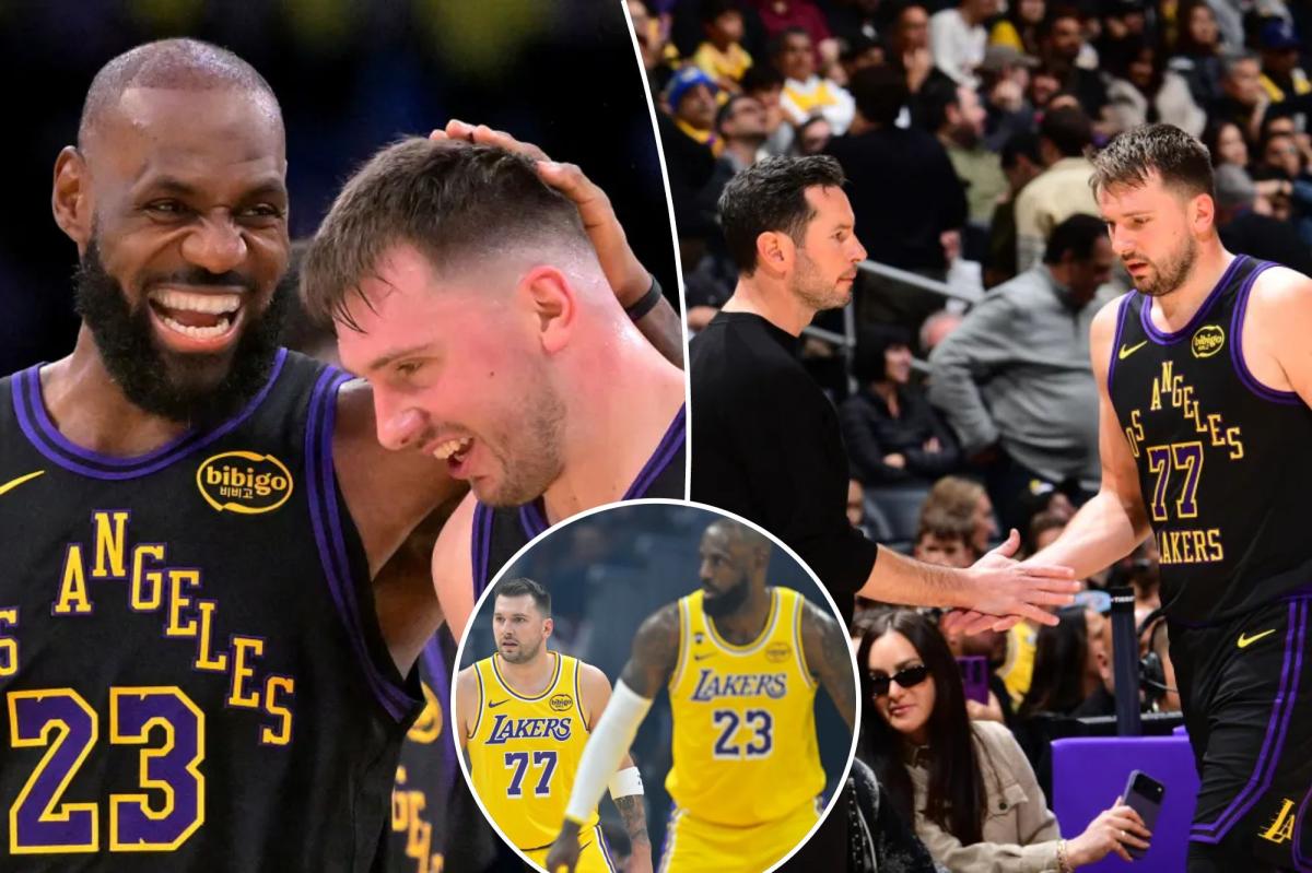 Lakers playing quicker with LeBron James and Luka Doncic