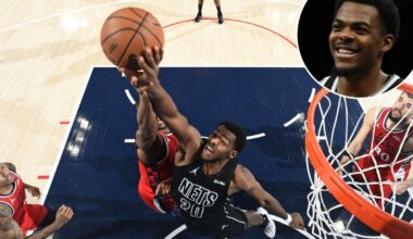 Nets' Day'Ron Sharpe shows rebounding, personality before free agency