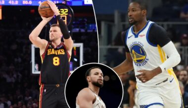 Warriors trade Kuminga to Hawks for Kristaps Porzingis