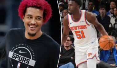 Jeremy Sochan's Knicks shot comes at Mohamed Diawara's expense