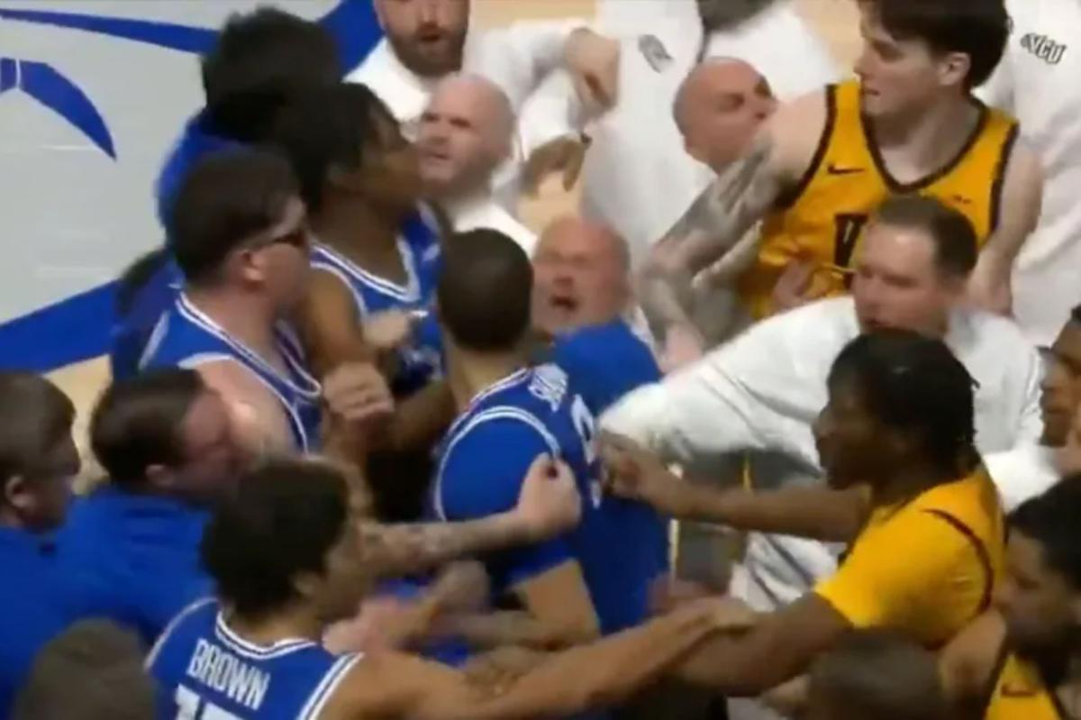 VCU-Saint Louis brawl breaks out after head-scratching move