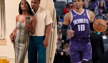 Russell Westbrook's wife shares vile email from fan