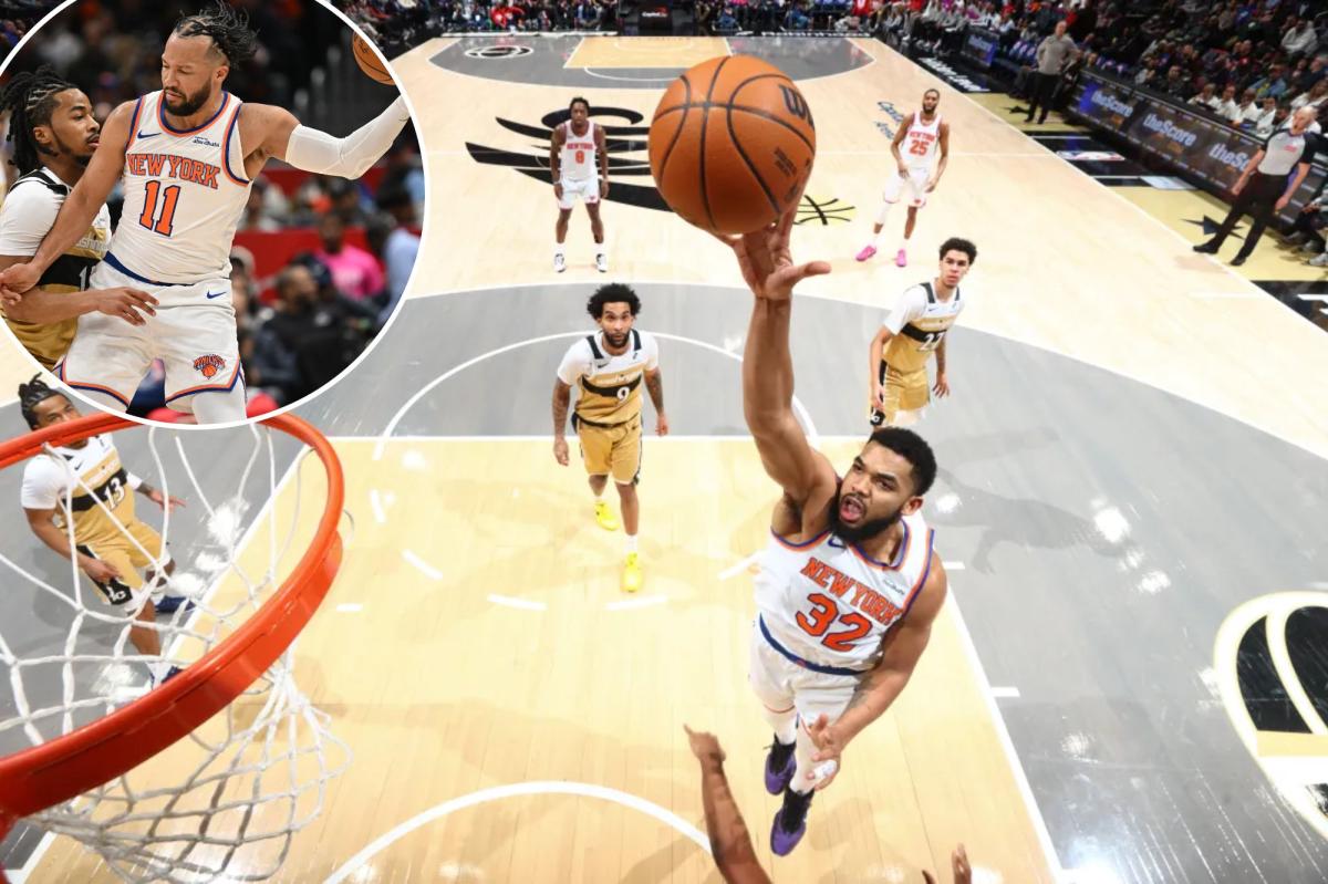 Knicks demolish Wizards for seventh straight win