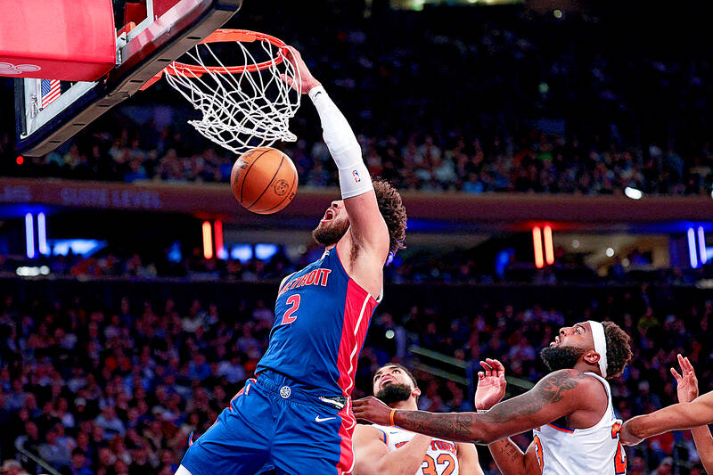 Cunningham leads Pistons over the Knicks
