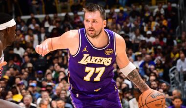 Lakers' Doncic exits early; MRI set on hamstring, source says