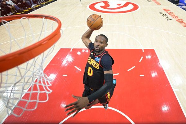 Jonathan Kuminga all smiles in 'great' debut for Hawks