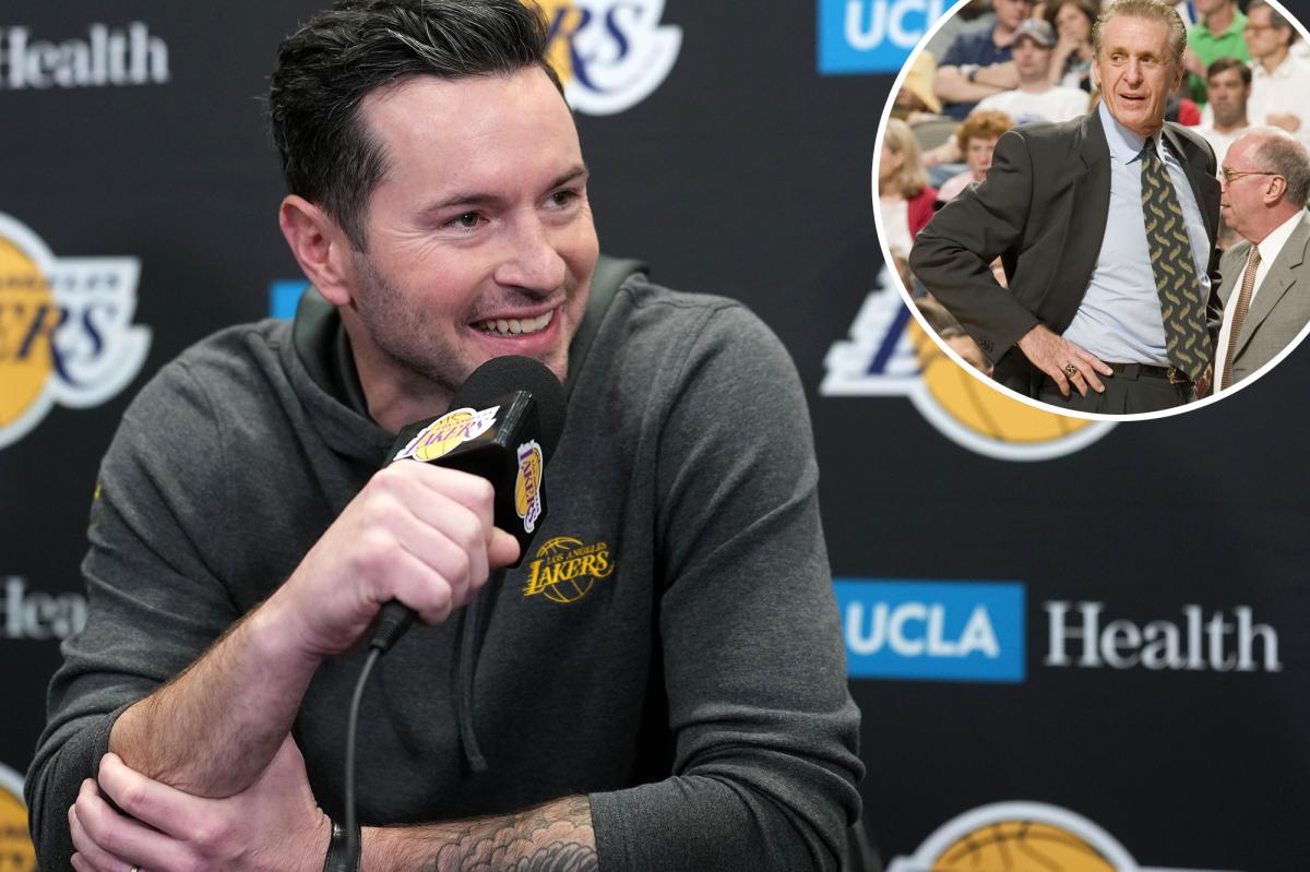 Lakers' JJ Redick shows similar traits to legendary coach Pat Riley