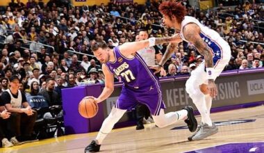 Luka Doncic Exits Lakers Game With Leg Injury