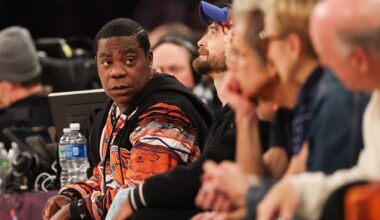 Tracy Morgan, Daniel Radcliffe Hang Courtside at Knicks Game
