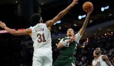 Porter, Rollins lead the Bucks past the short-handed Cavaliers, 118-116