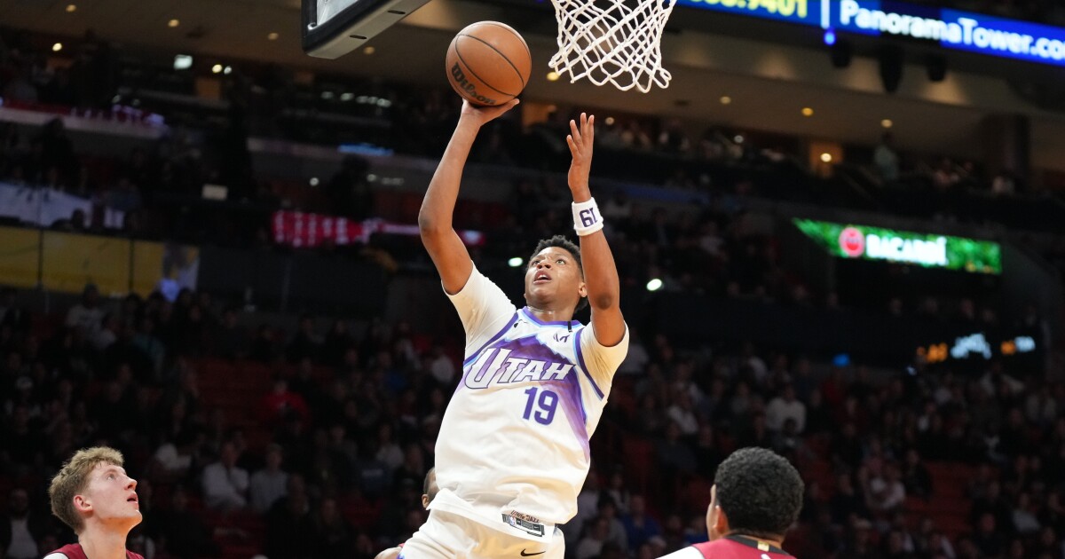 Utah Jazz rookie Ace Bailey added to NBA Rising Stars Game