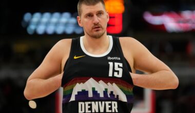 Denver Nuggets' Nikola Jokic passes Oscar Robertson for 2nd in NBA history with 182nd triple-double