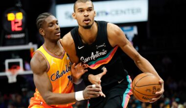 Brandon Miller scores 26 as surging Hornets beat Spurs 111-106 to push win streak to 6 games