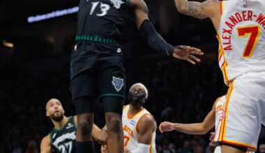 Edwards scores 30, Wolves cruise to 138-116 win against short-handed Hawks