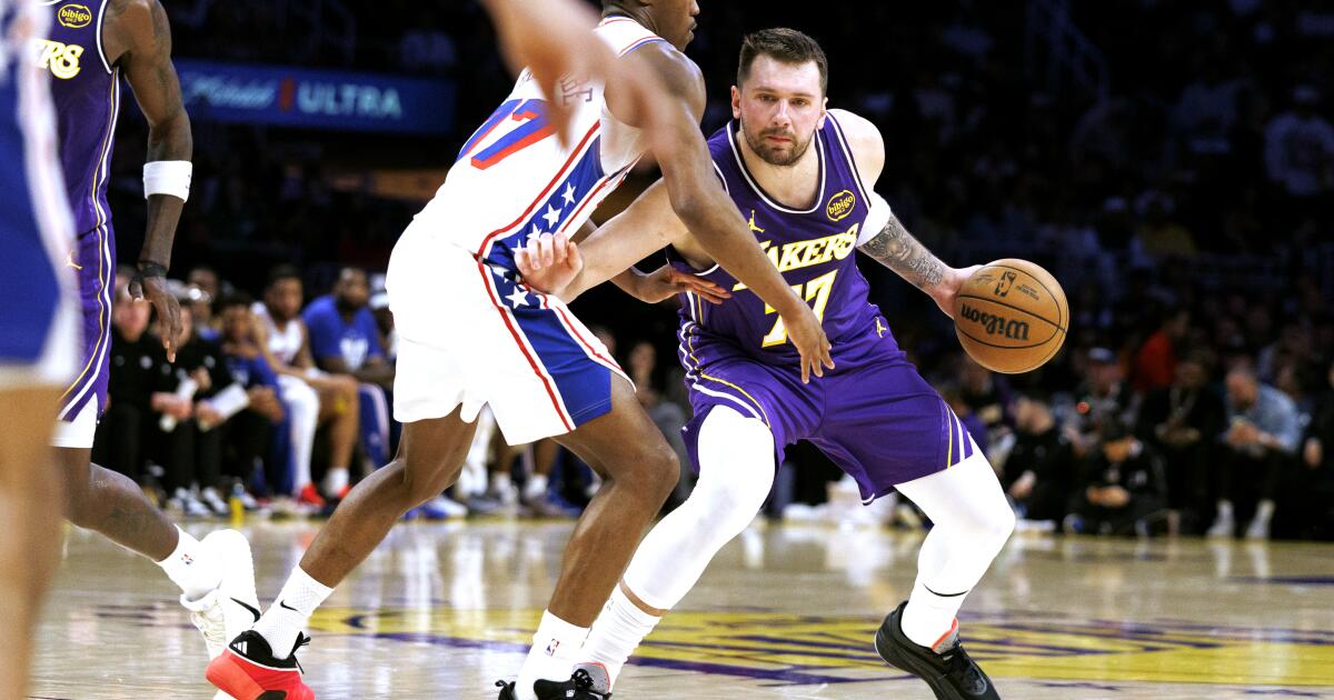 Luka Doncic ruled out for Lakers' game Saturday vs. Warriors