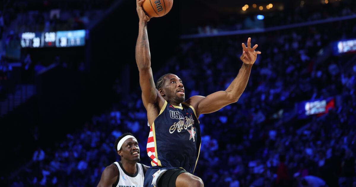 Kawhi Leonard and LeBron James shine at All-Star Game in L.A.