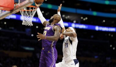LeBron James becomes oldest NBA player with a triple-double in Lakers' win