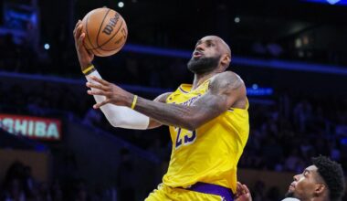 Lakers' LeBron James named an NBA All-Star for a record 22nd time