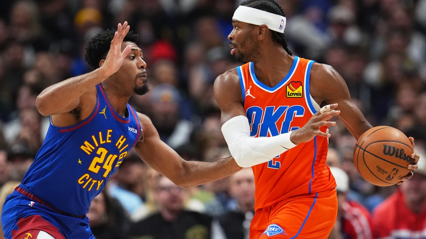 SGA and Cason Wallace power Thunder past Nuggets