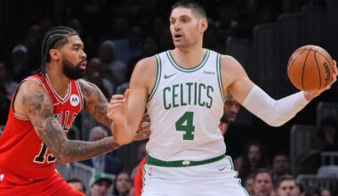 Celtics beat injury-riddled Bulls 124-105 as Vucevic scores 19 against his former team