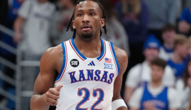 Kansas' Peterson out vs. No. 1 Arizona due to flu-like symptoms