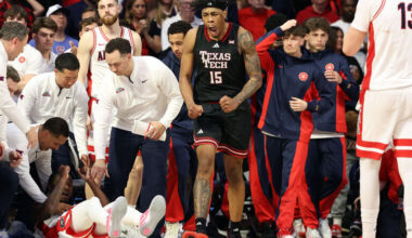 Texas Tech takes down top-ranked Arizona in OT