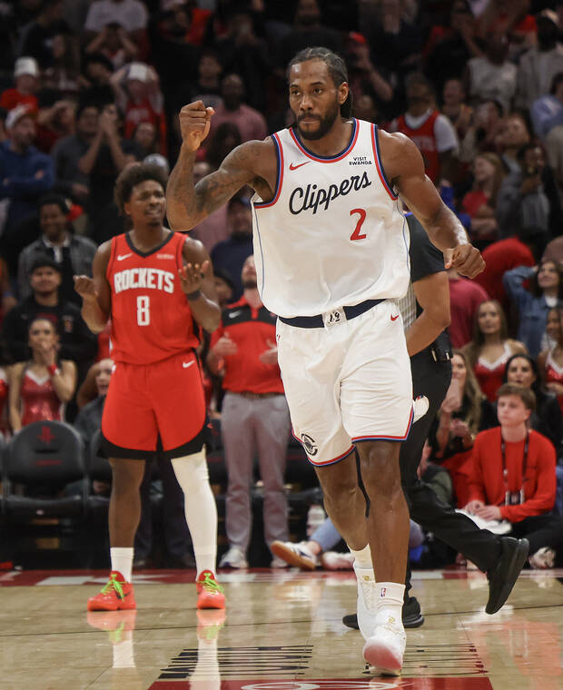 Kawhi Leonard’s late heroics push Clippers past Rockets