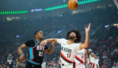 Grant scores 23 points to help Trail Blazers rout Grizzlies, 135-115