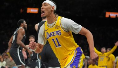 Lakers' Jaxson Hayes suspended 1 game for pushing Wizards mascot 'G-Wiz'