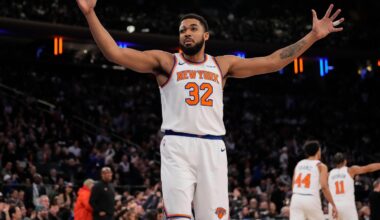 Knicks outlast Nuggets 134-127 in 2 OTs for their eighth straight victory as Brunson scores 42