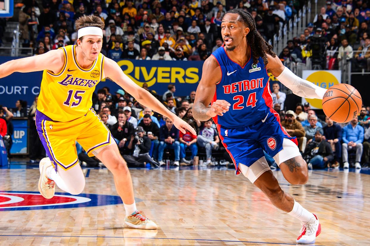 Before Daniss Jenkins' began grabbing the attention of NBA fans through his stellar play with the Detroit Pistons, which includes a 30-point performance on March 23 against Austin Reeves and the Los Angeles Lakers, Jenkins first proved that he was a bona fide NBA prospect through his play in the NBA G League as a member of the Motor City Cruise.