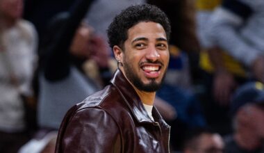 Indiana Pacers guard Tyrese Haliburton (0) in the second half against the Houston Rockets at Gainbridge Fieldhouse.