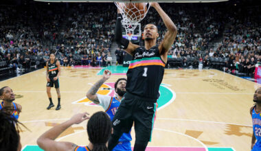 Spurs Move to Two Games Back of Thunder for Top Seed