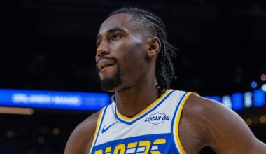 Indiana Pacers guard/forward Aaron Nesmith (23) in the first half against the Orlando Magic at Gainbridge Fieldhouse.