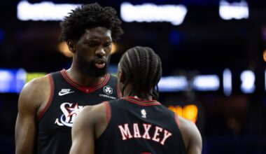 Tyrese Maxey questionable to return for Sixers-Hornets on Saturday; Joel Embiid not listed on injury report