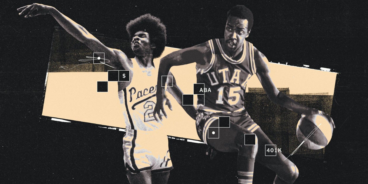 A handful of ex-ABA players hope for a last-second financial long shot from the NBA