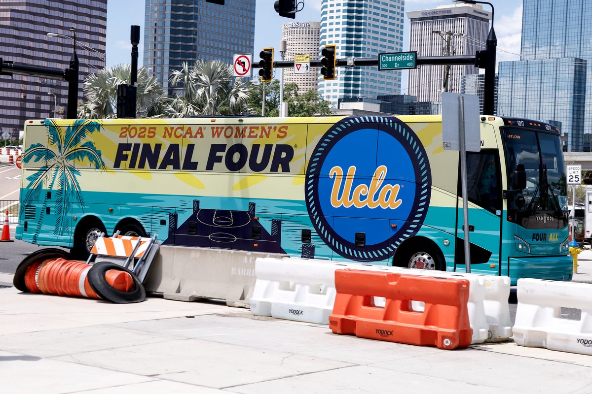 UCLA Bruins team bus