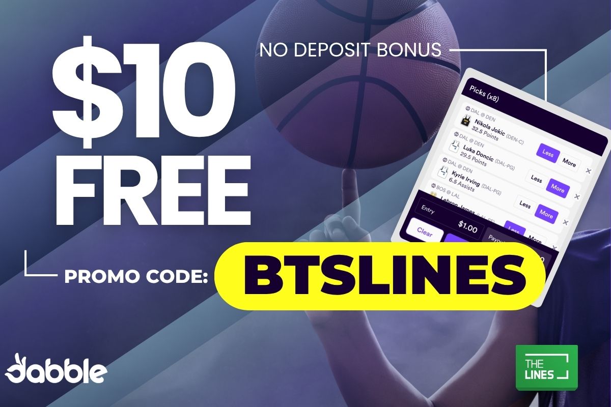 $10 Free on Signup, No Deposit Required on Pacers vs Lakers NBA: Use Dabble Code BTSLINES