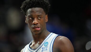 AJ Dybantsa's mom would prefer her son to remain at BYU rather than head to the NBA Draft