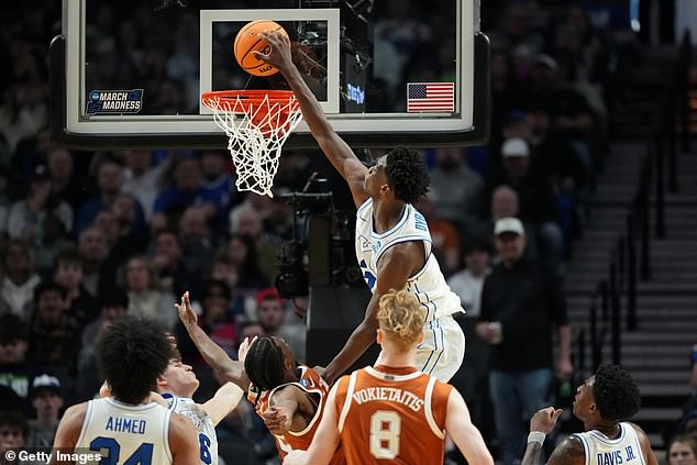 The Cougars were beaten by the No 11-seeded Texas Longhorns, despite Dybantsa's heroics