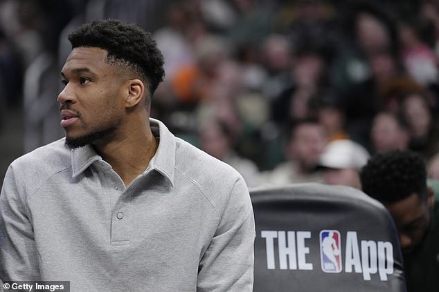 Star man Giannis Antetokounmpo sat out of another game as he battles a knee injury