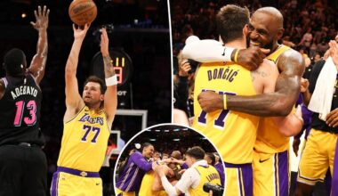 Lakers’ Luka Doncic’s scored 100 points in 25 hours 