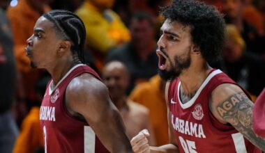 Philon's late jumper leads No. 17 Alabama over No. 22 Tennessee 71-69