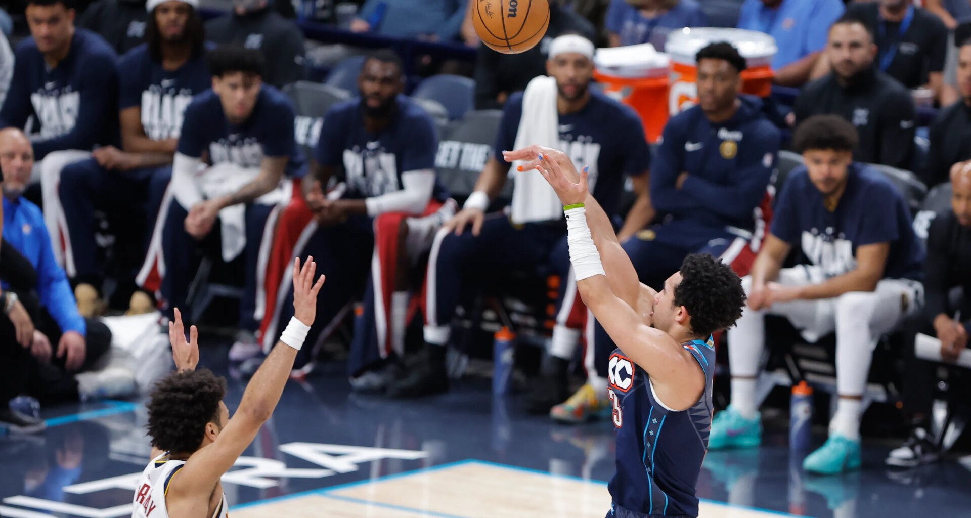 Jared McCain gets first taste of Thunder-Nuggets rivalry