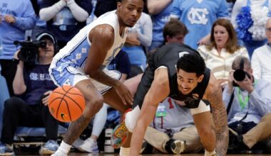 Henri Veesaar matches a season-high with 26 points to carry No. 18 North Carolina past Virginia Tech