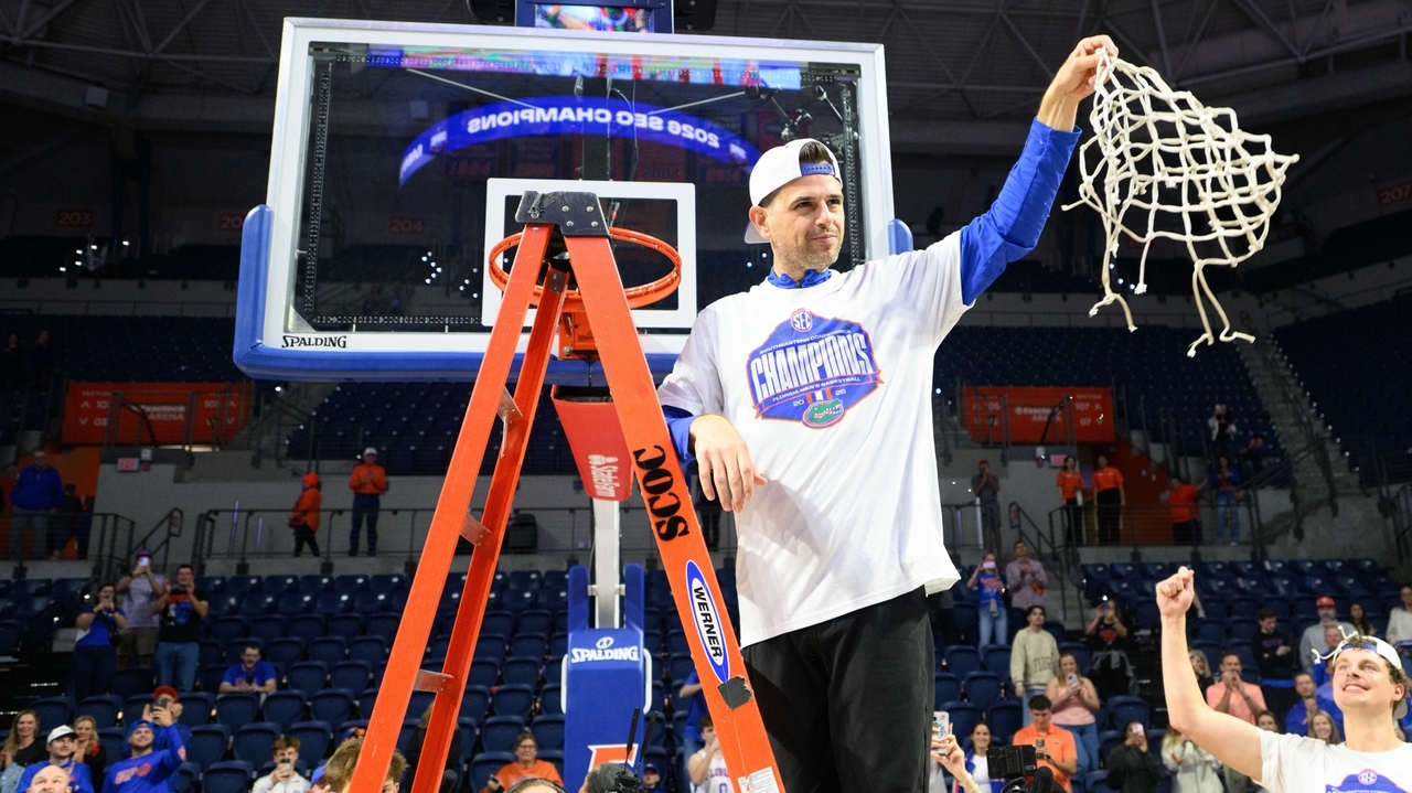 No. 7 Florida celebrates SEC title and sets sights on a top seed in the NCAA Tournament