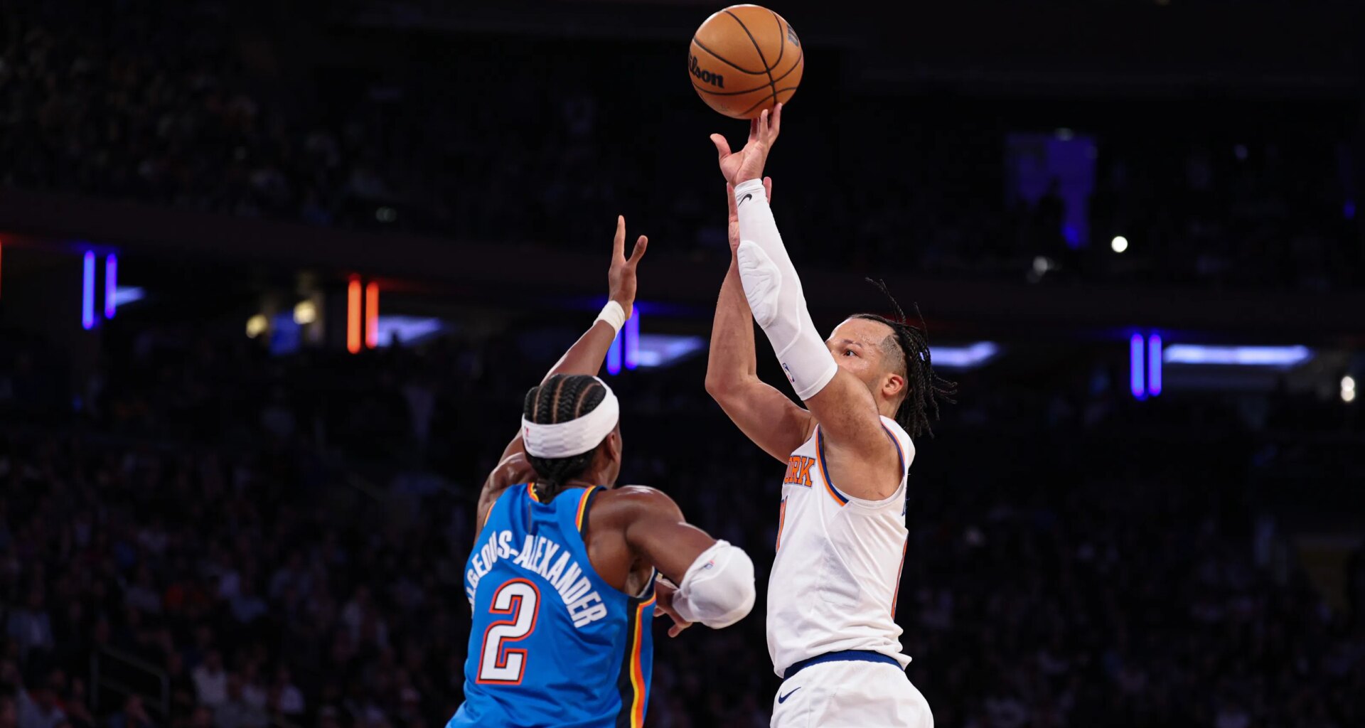Thunder on wrong side of 2 mistakes in 103-100 win over Knicks