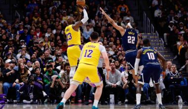 RECAP: LeBron Makes History as Lakers Fall to Nuggets 120-113