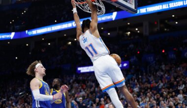 Best images from Thunder's 104-97 win over Warriors